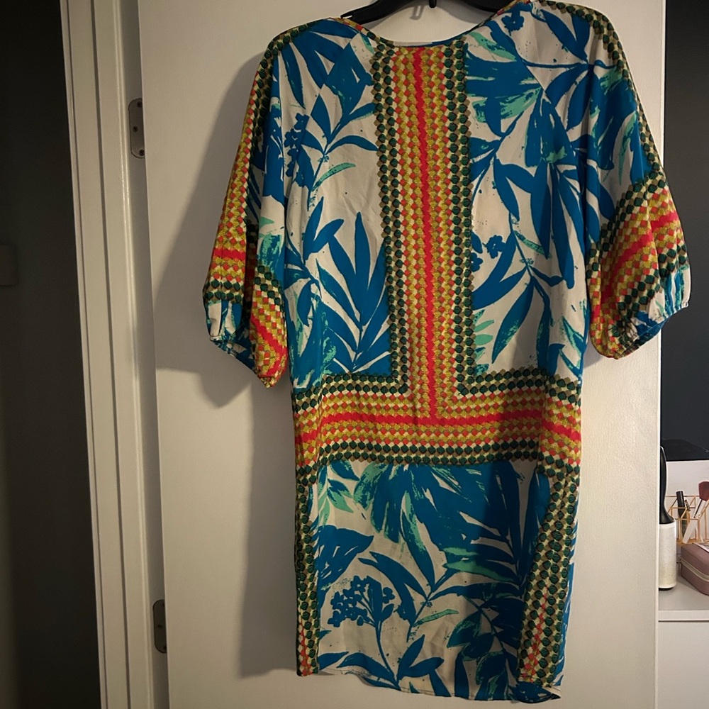 Colorful GLAM Patterned Dress - Picture 3 of 3